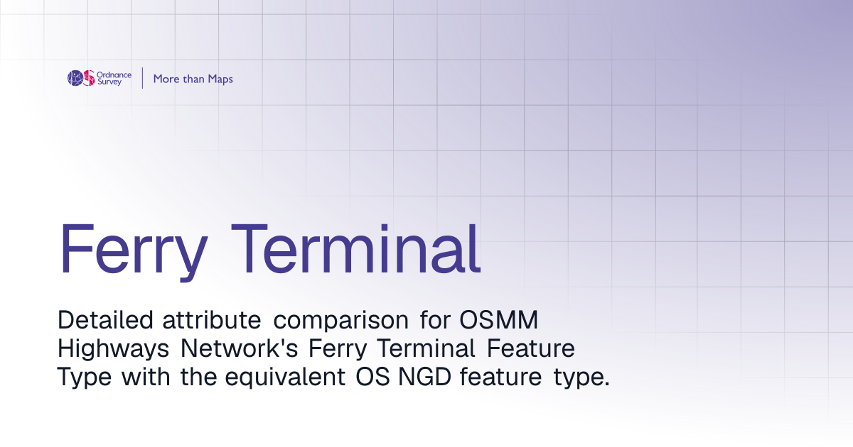 Ferry Terminal | More than Maps