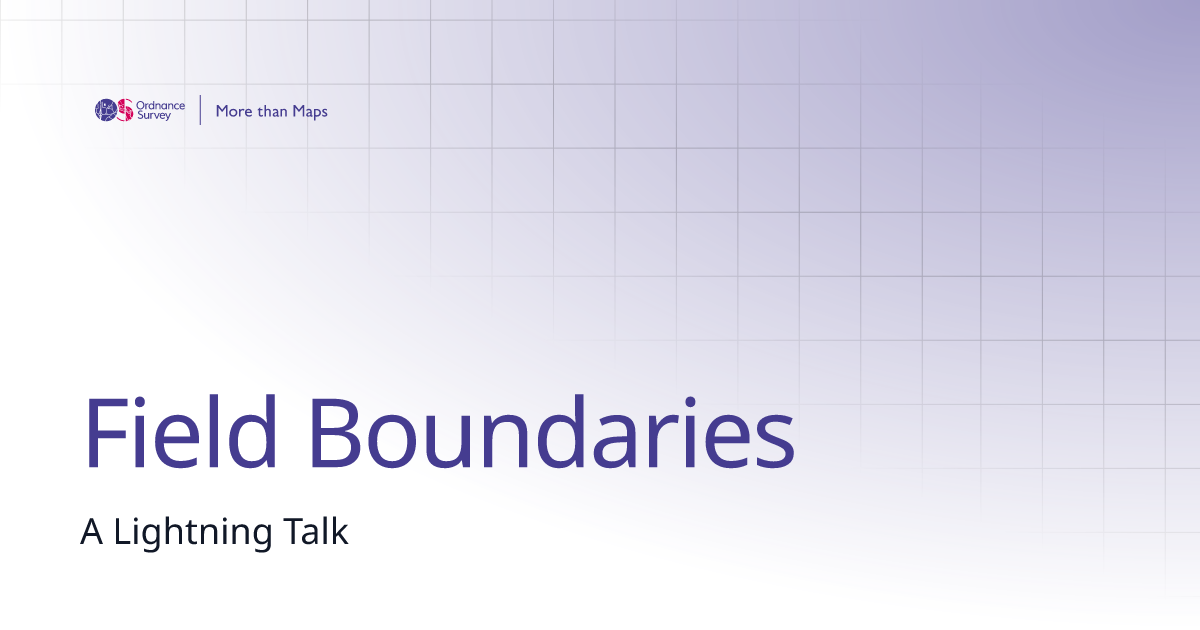 Field Boundaries More than Maps