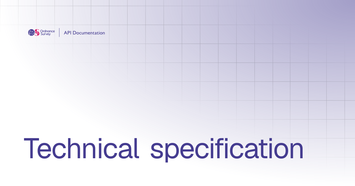 Technical specification | OS APIs