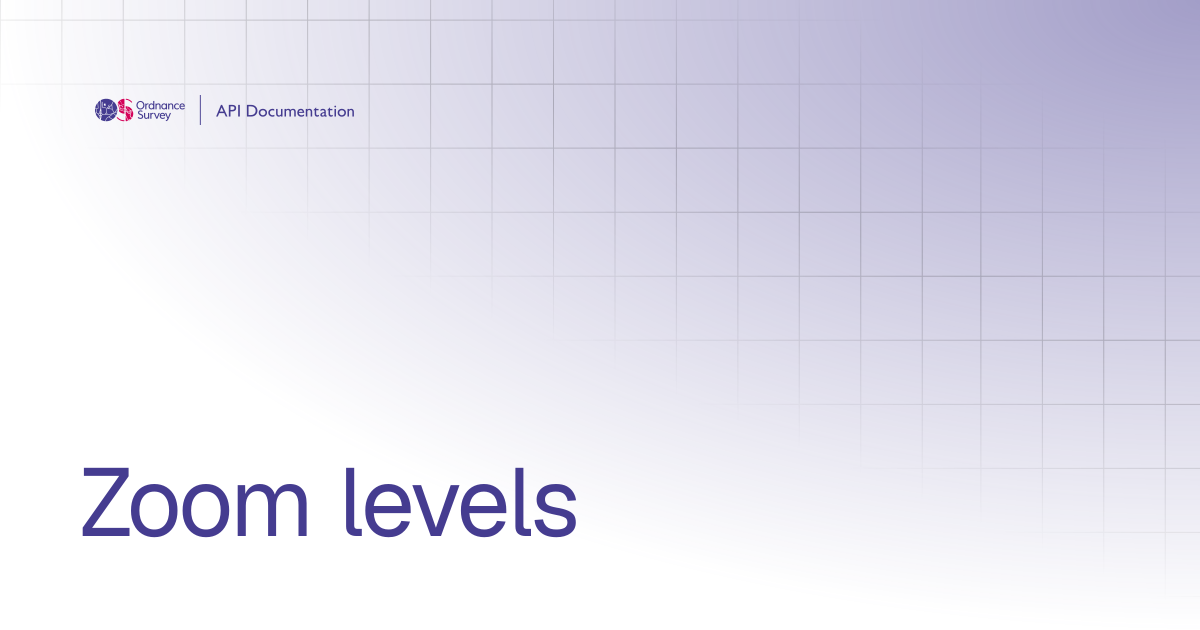 Zoom levels | OS APIs