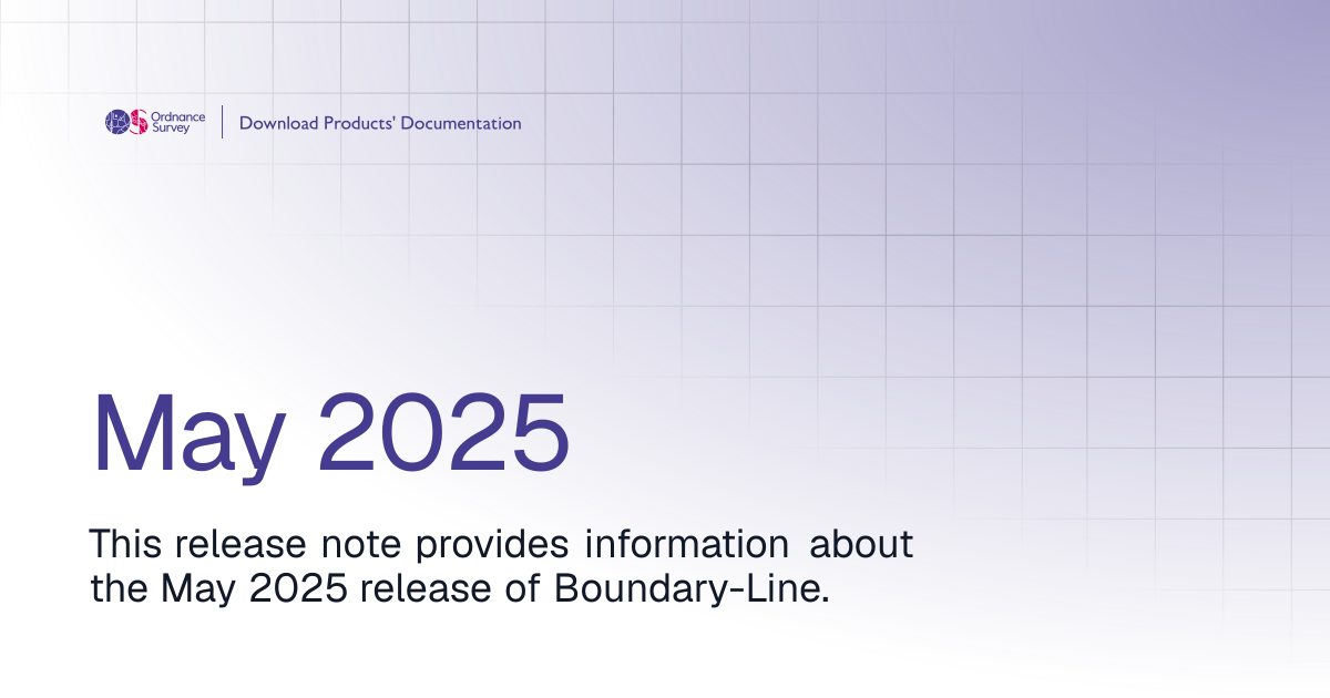 May 2025 | OS Download Products' Documentation