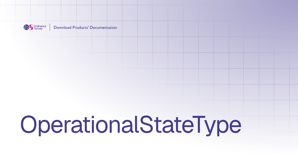 OperationalStateType | OS Download Products' Documentation