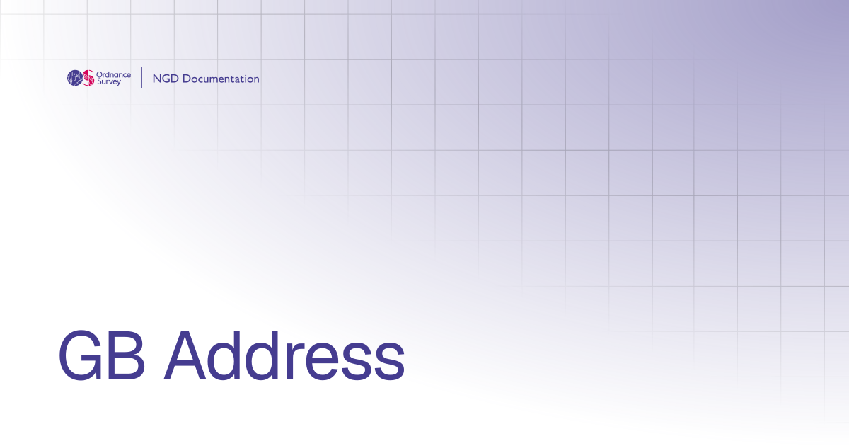 GB Address | OS National Geographic Database