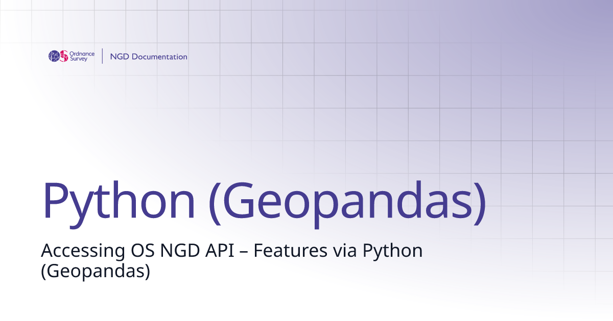 Python (Geopandas) | OS National Geographic Database