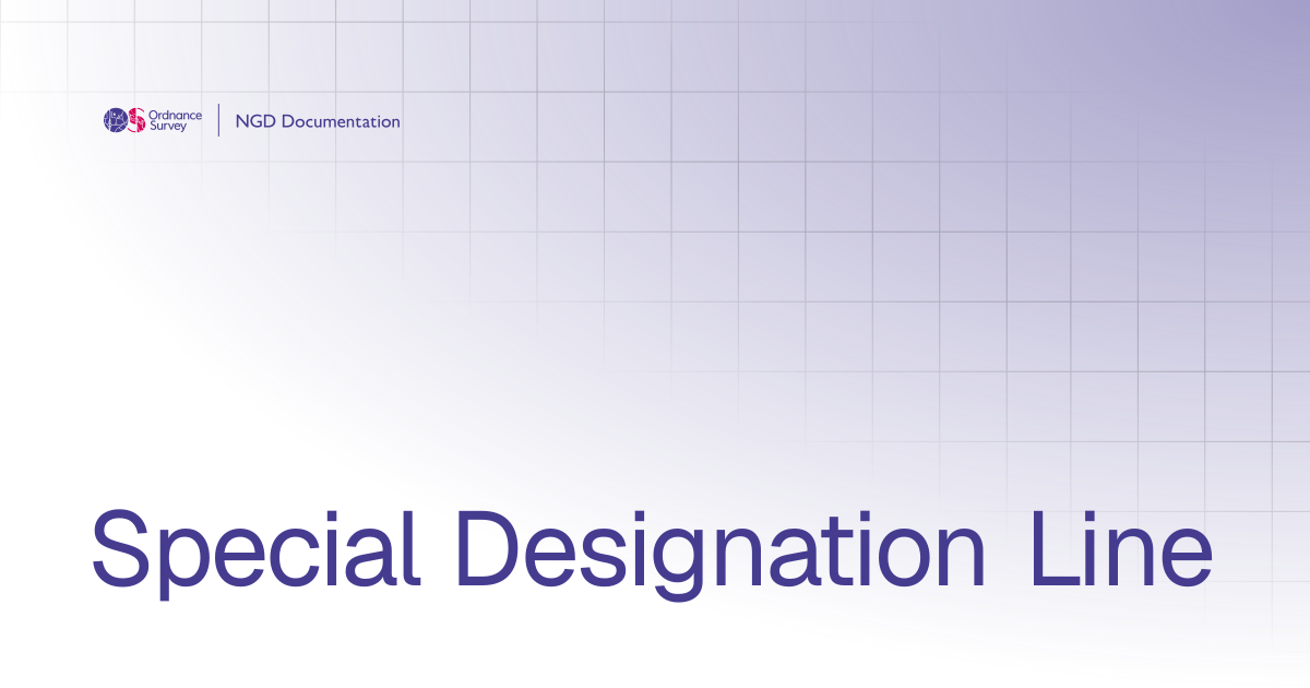 Special Designation Line | OS National Geographic Database